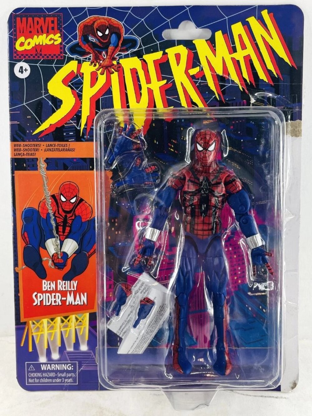 Marvel Legends Retro Spider-Man Ben Reilly Spiderman 6" Action Figure Torn Pack